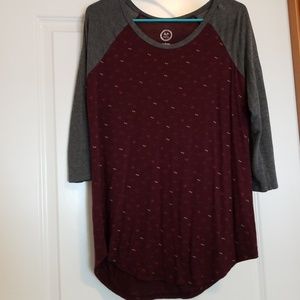 3/4 sleeve top